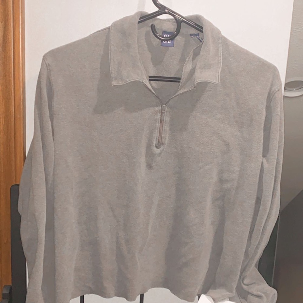 Gap Cropped Zip Up